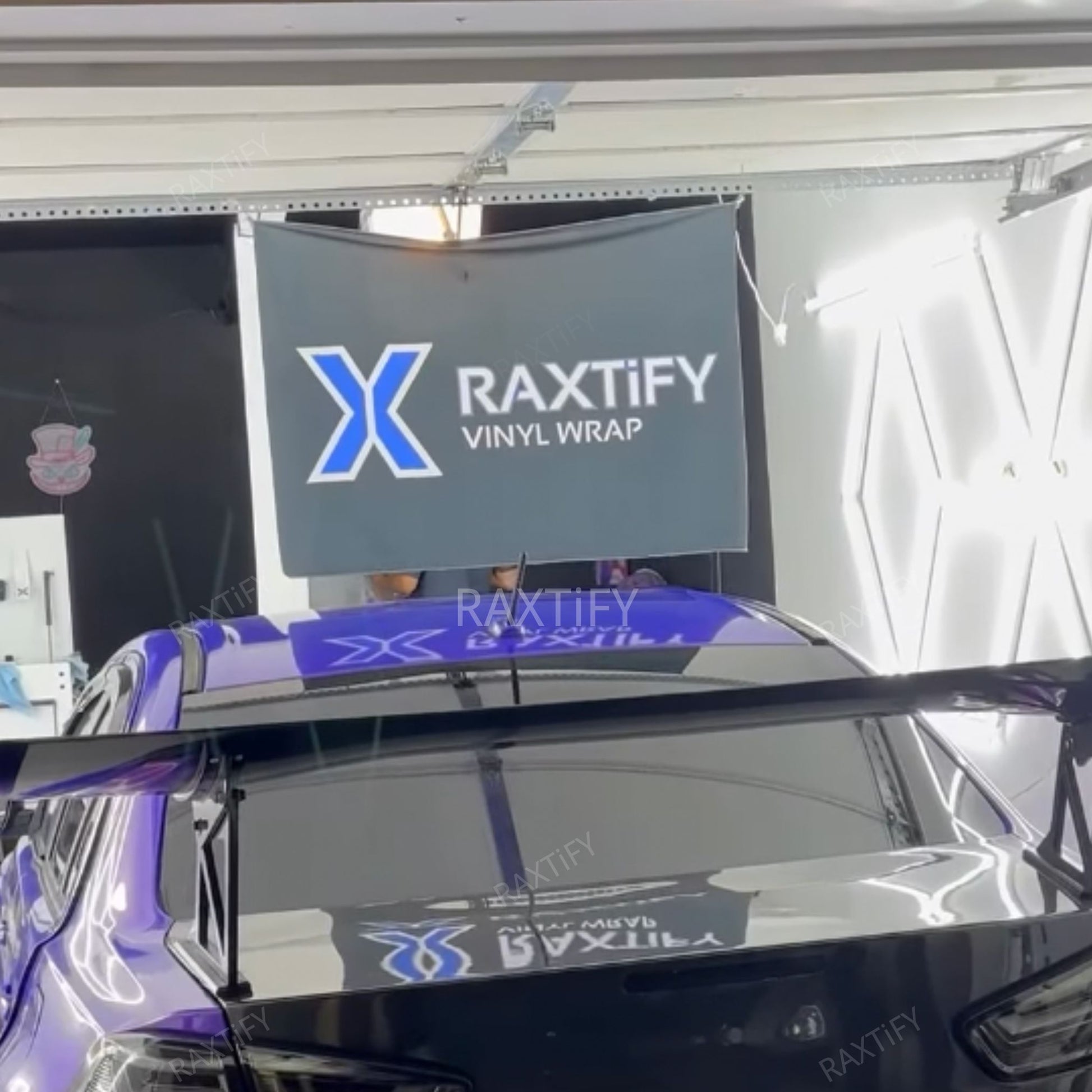 Raxtify Black Square Flag