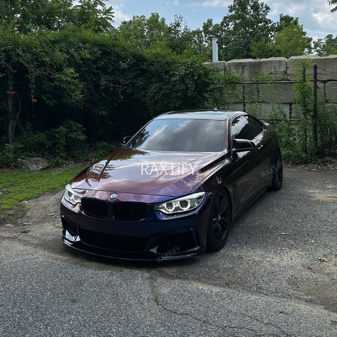 Sai Psychedelic Purple Blue Vinyl Wrap