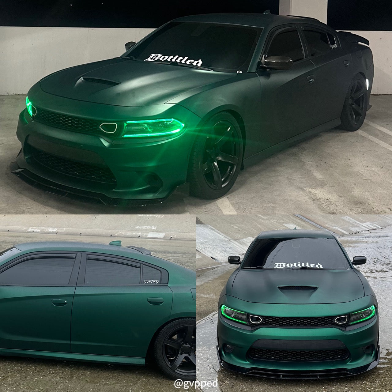 Satin Chrome Silk Green Vinyl Wrap by RAXTiFY