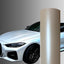Satin Cyber Silver Blue Vinyl Wrap