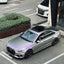 Satin Cyber Silver Purple Vinyl Wrap