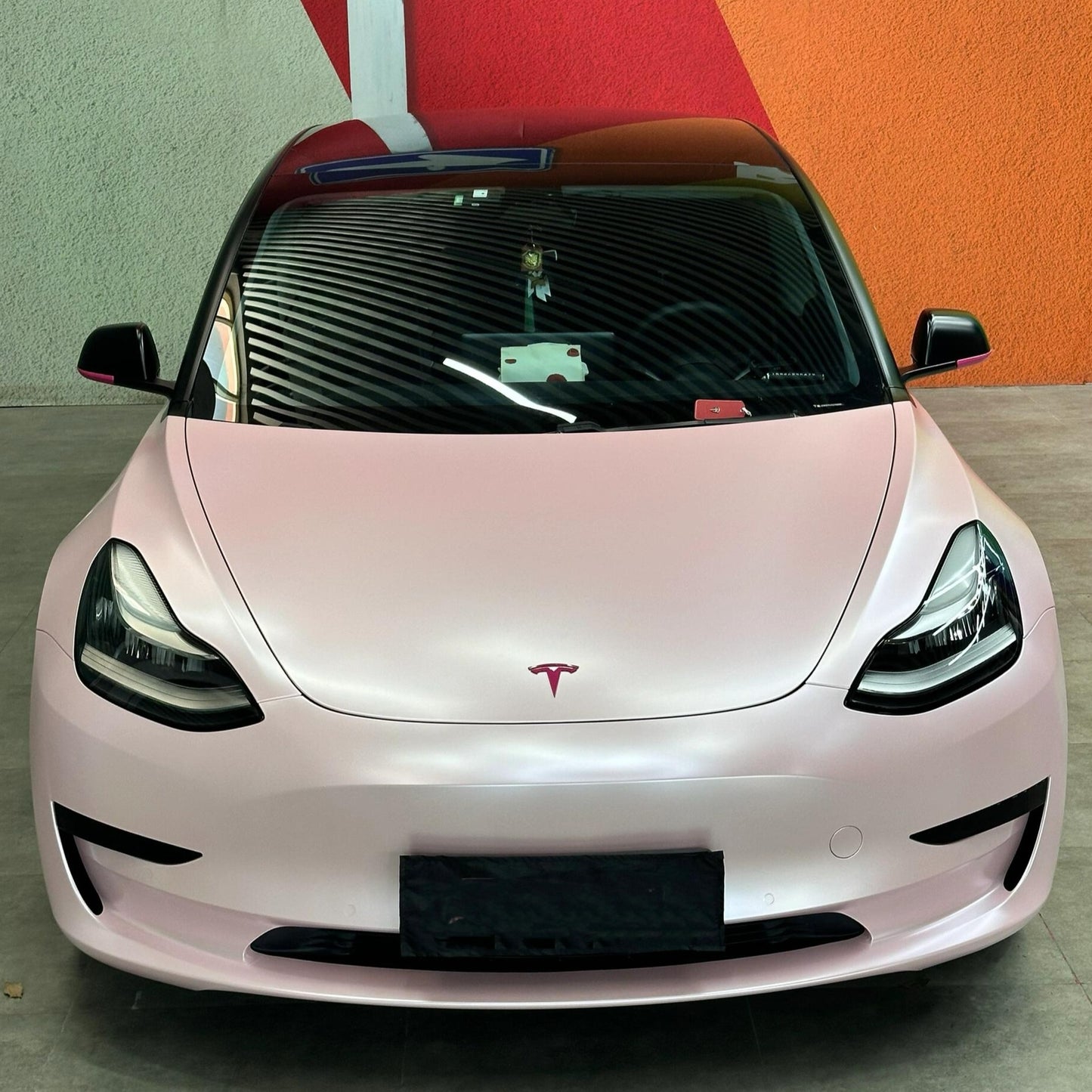 Satin Metallic Baby Pink Vinyl Wrap