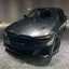 Satin Metallic Black Vinyl Wrap Color