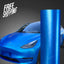 Satin Metallic Deep Blue Vinyl Wrap by RAXTiFY