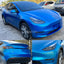 Satin Metallic Deep Blue Vinyl Wrap by RAXTiFY