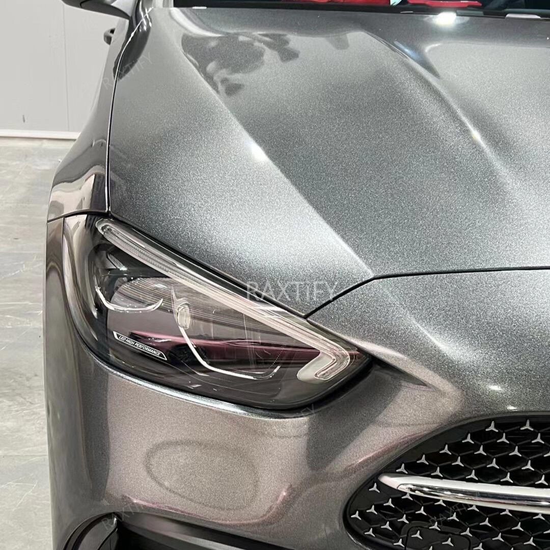 Satin Metallic Quantum Grey Vinyl Wrap