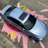 Satin Metallic Silver Lake Blue Vinyl Wrap by RAXTiFY