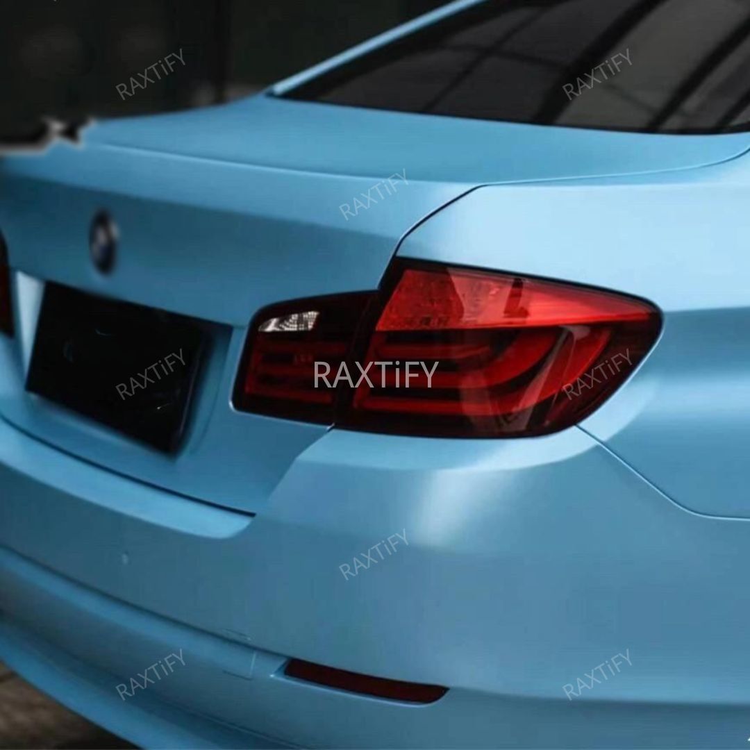 Satin Metallic Sky Blue Vinyl Wrap by RAXTiFY