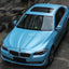 Satin Metallic Sky Blue Vinyl Wrap by RAXTiFY