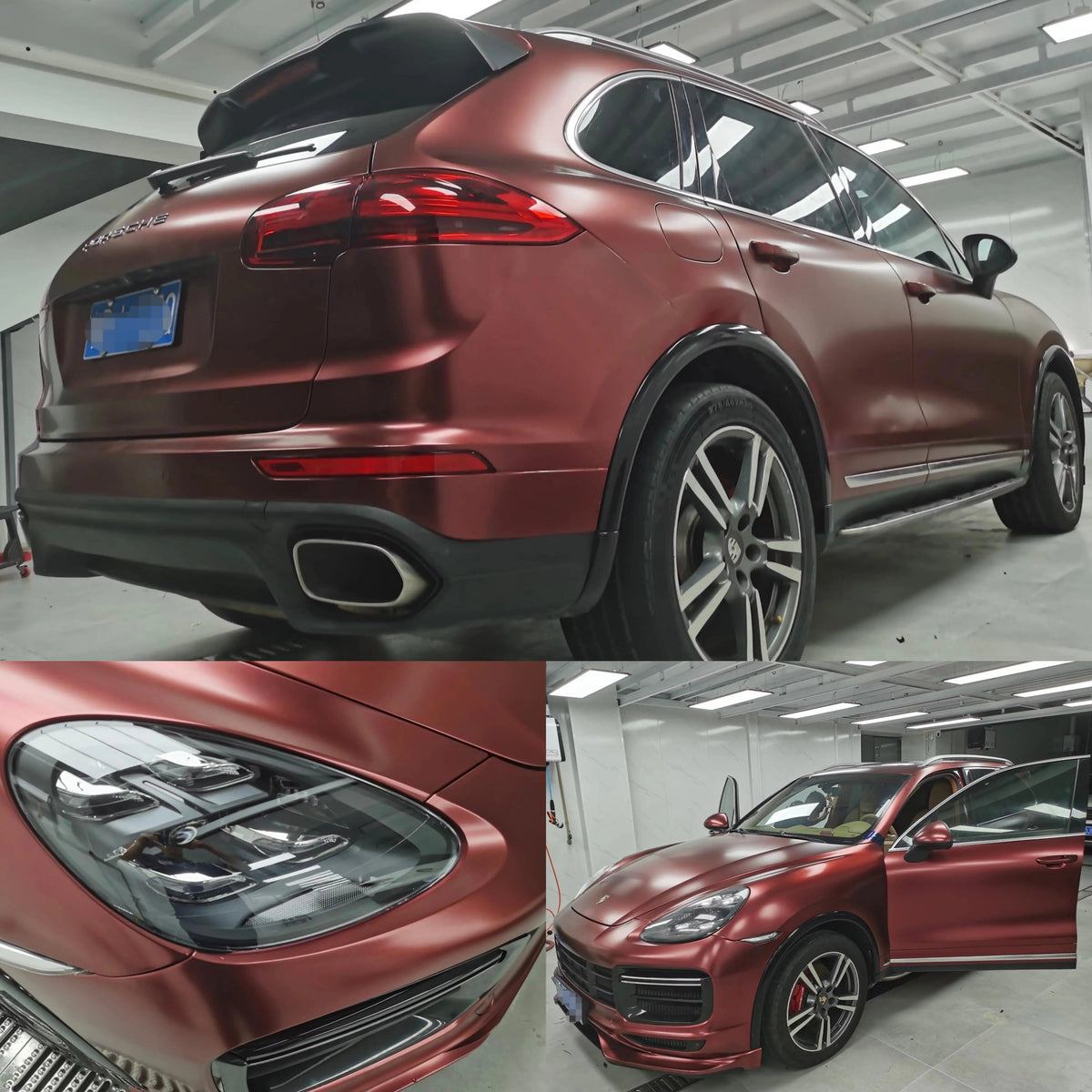 Satin Metallic Wine Red Vinyl Wrap RAXTiFY satin-metallic-wine-red-vinyl-wrap-raxtify