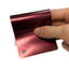 Satin Metallic Wine Red Vinyl Wrap sample