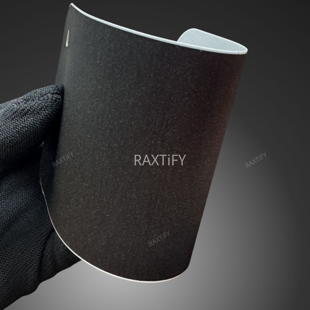 Satin Brushed Black Vinyl Wrap sample