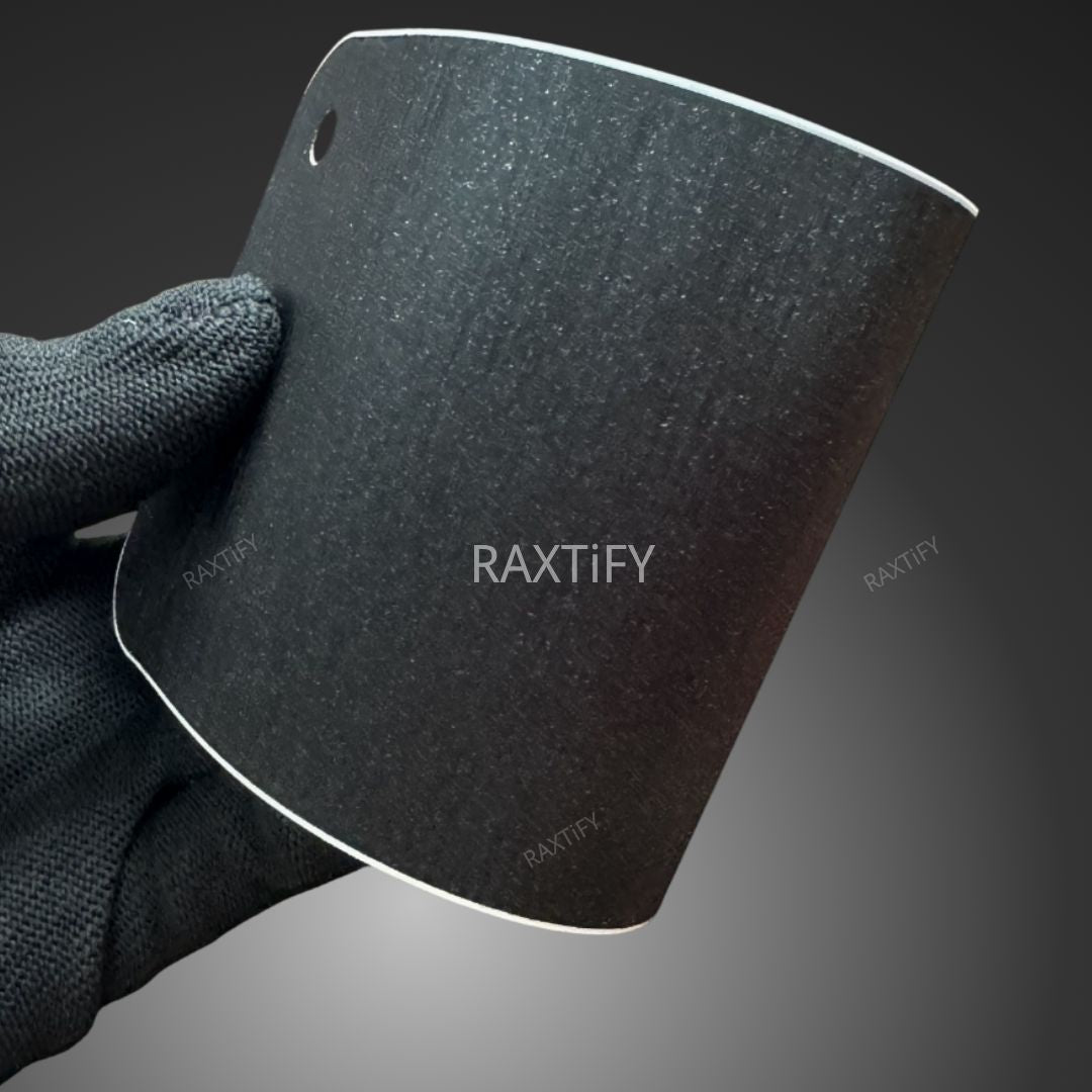 Satin Brushed Black Vinyl Wrap sample