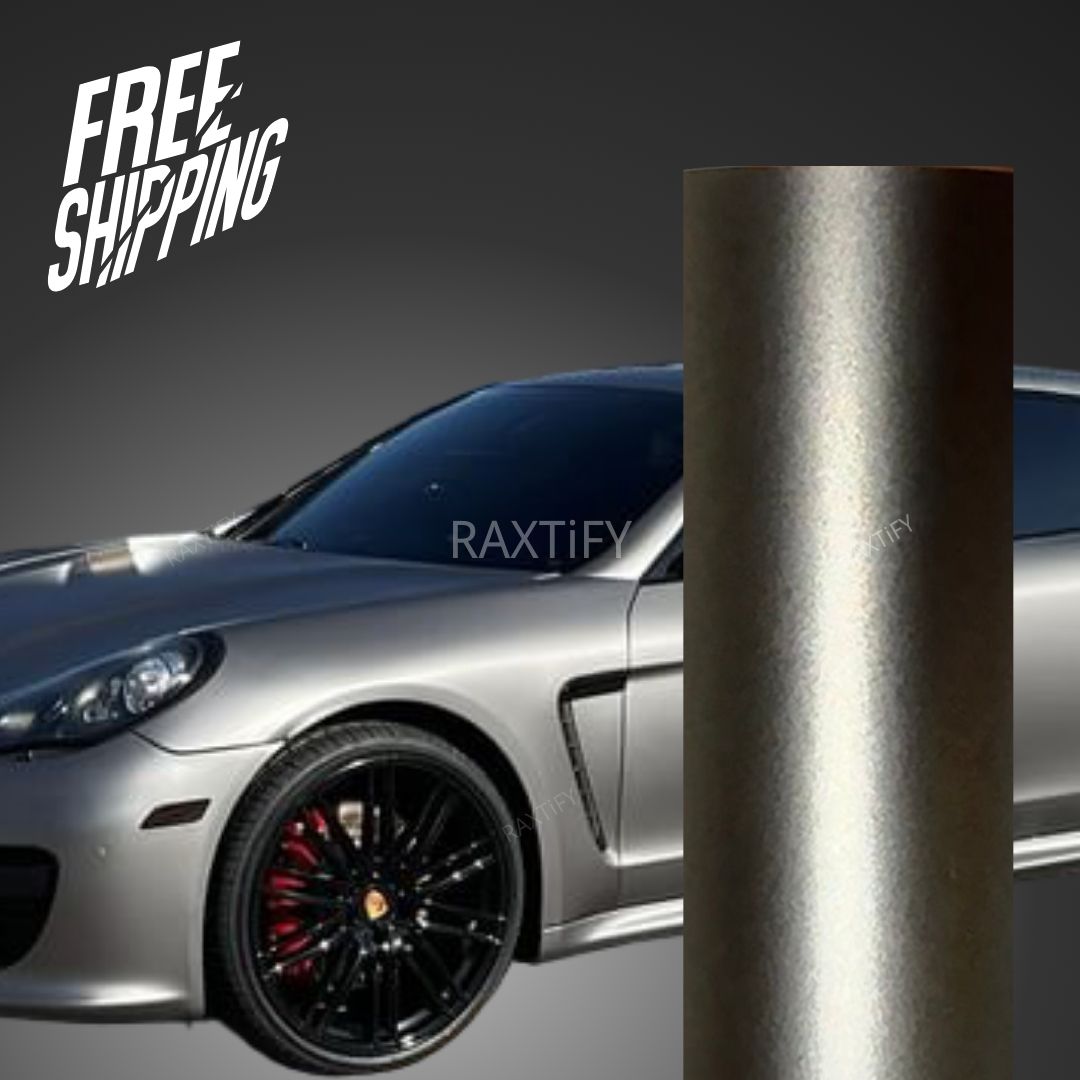 Satin Chrome AMG Grey II Car Wrap