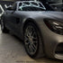 Satin Chrome AMG Grey II Car Wrap