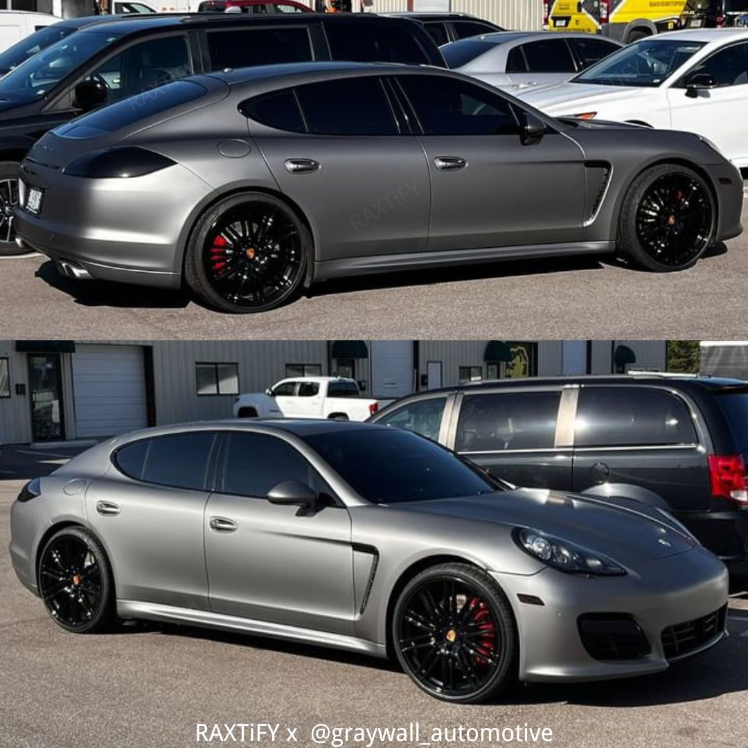 Satin Chrome AMG Grey II Car Wrap