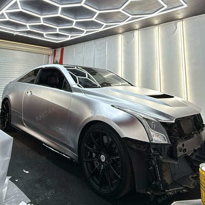 Satin Chrome Alexander Silver Vinyl Wrap