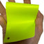 Satin Chrome Chartreuse Yellow Vinyl Wrap sample