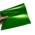 Satin Chrome Flame Green Vinyl Wrap