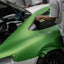 Satin Chrome Flame Green Vinyl Wrap