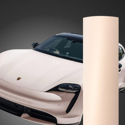 Satin Chrome Light Rose Pink Vinyl Wrap