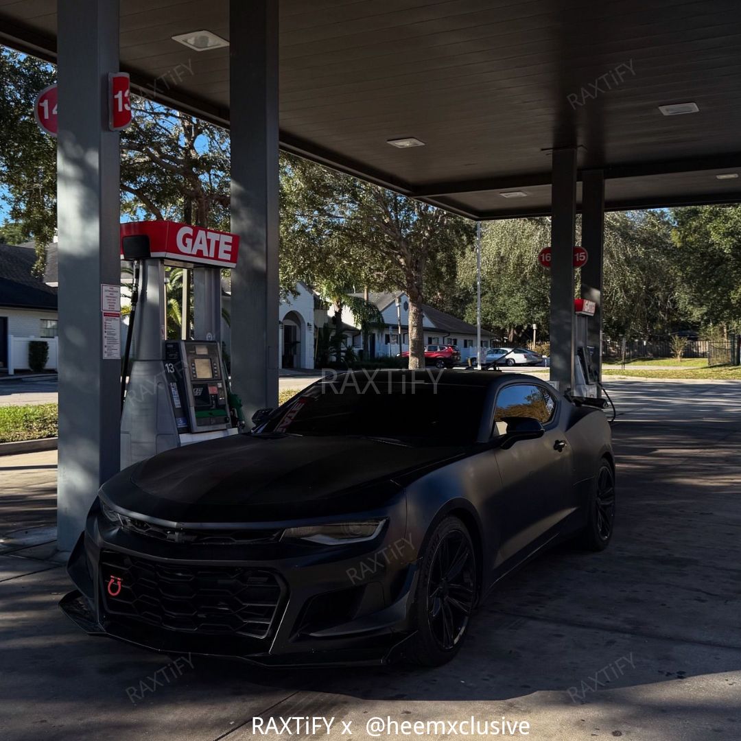 Satin Chrome Metal Black Vinyl Wrap Car