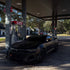 Satin Chrome Metal Black Vinyl Wrap Car