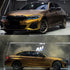 Satin Chrome Midnight Gold Vinyl Wrap