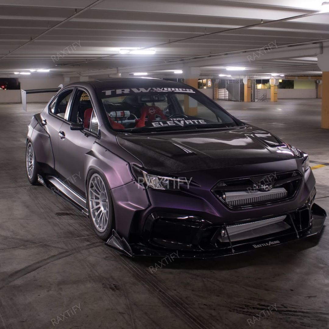 Satin Chrome Russian Violet Vinyl Wrap