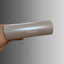 Satin Cyber Silver Blue Vinyl Wrap sample