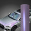 Satin Cyber Silver Purple Vinyl Wrap