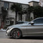 Satin Metallic Dark Gray Vinyl Wrap benz door