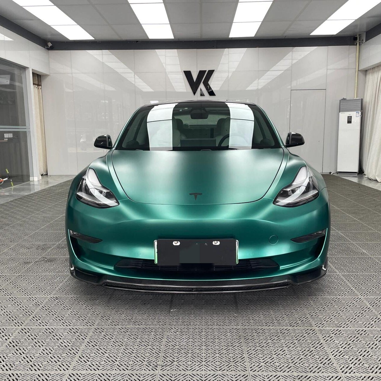 Satin Metallic Emerald Green Vinyl Wrap