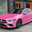 Satin Metallic Hot Pink Vinyl Wrap