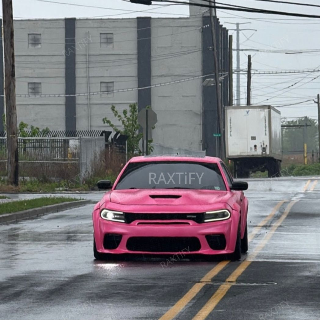 Satin Metallic Hot Pink Vinyl Wrap