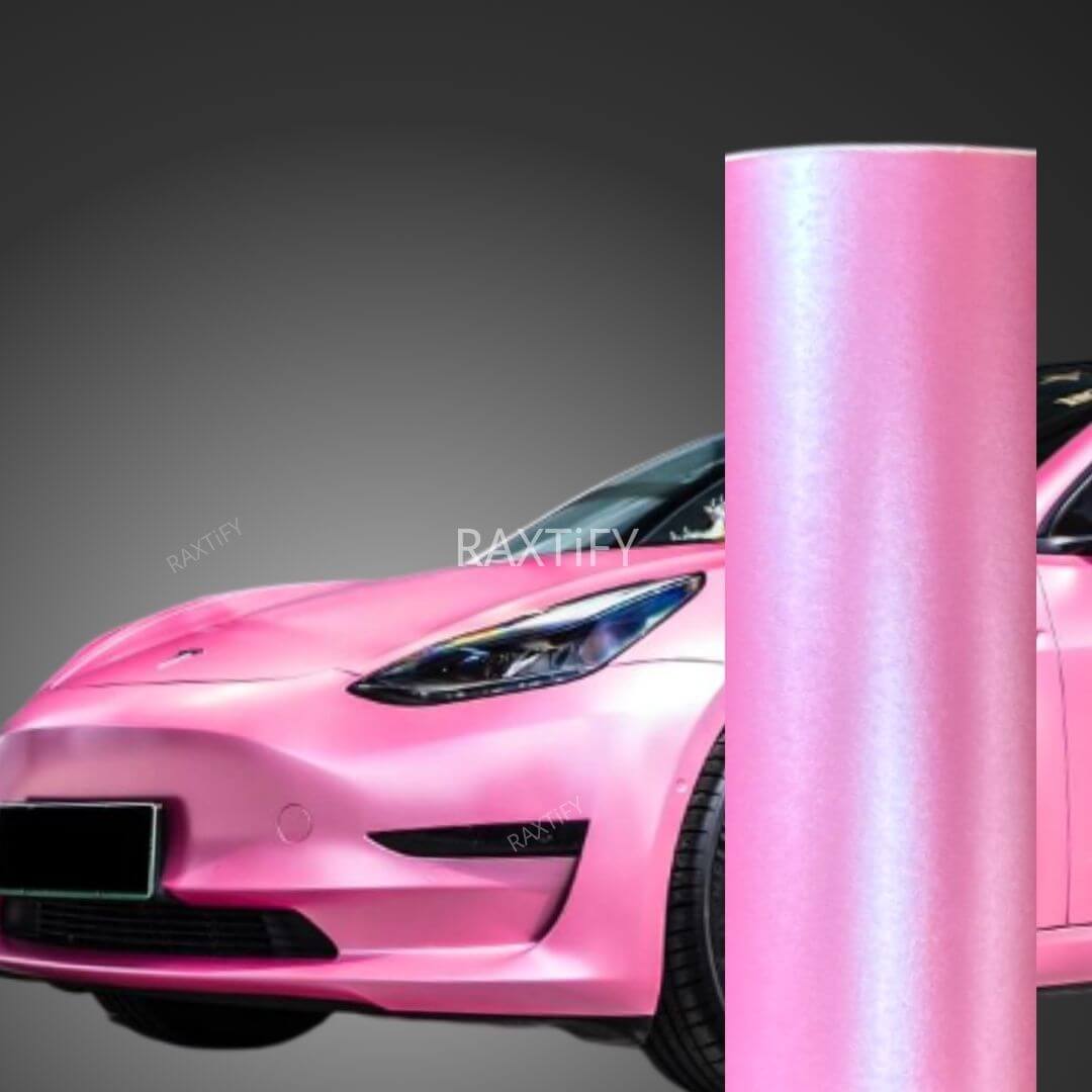 Satin Metallic Pearl Pink Vinyl Wrap