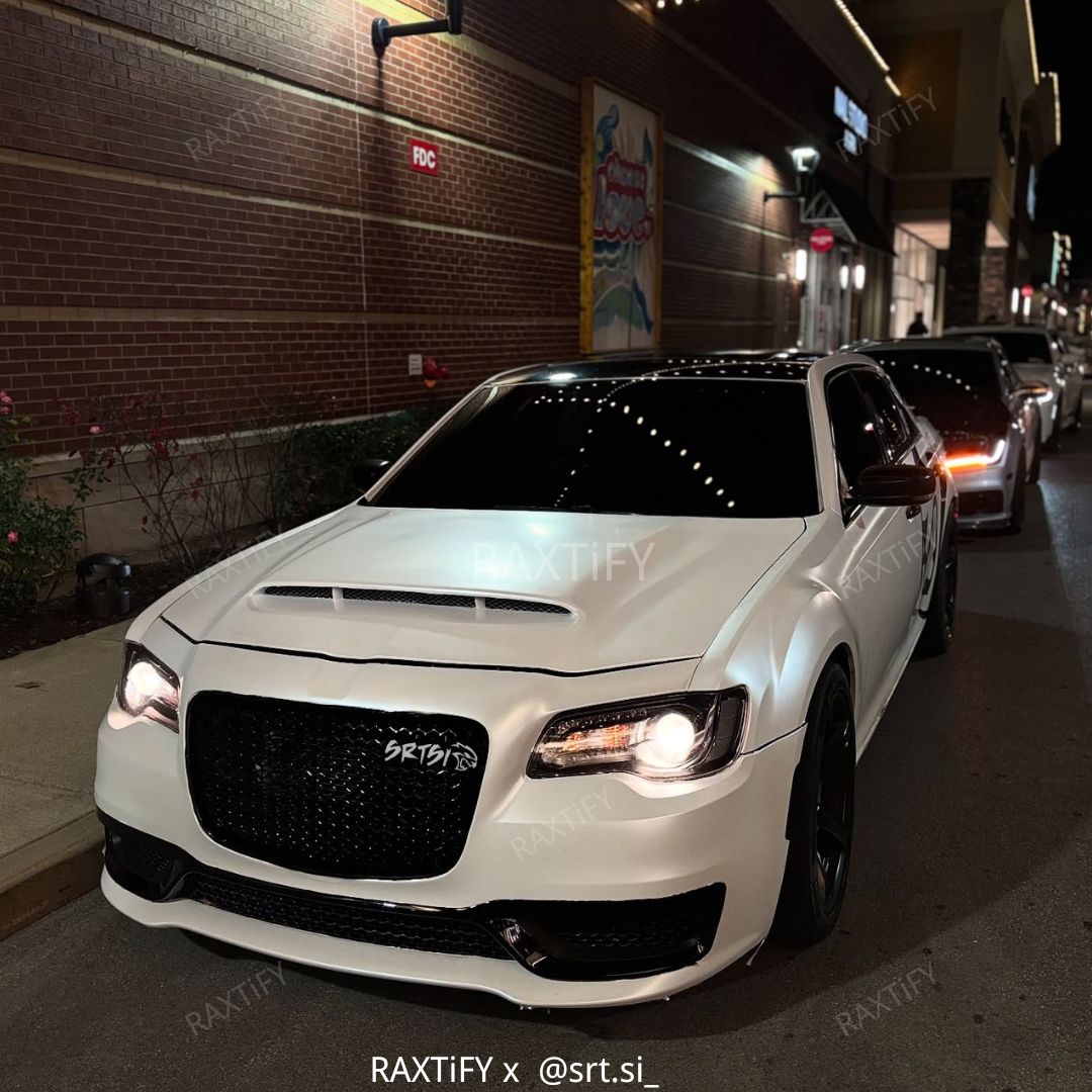 Satin Metallic Pearl White Vinyl Wrap Car