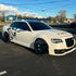Satin Metallic Pearl White Vinyl Wrap charger