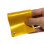 Satin Metallic Yellow Vinyl Wrap sample