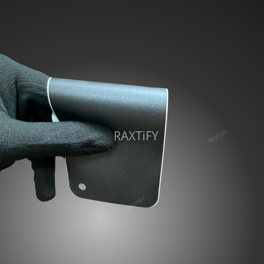 Satin Metallic Metal Gray Vinyl Wrap sample