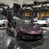 Sport car wrapped in Gloss Metallic Eve Purple Vinyl Wrap