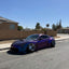 Color Shift Satin Purple Red Vinyl Wrap on subaru 