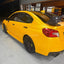 Subaru Satin Metallic Yellow Vinyl Wrap