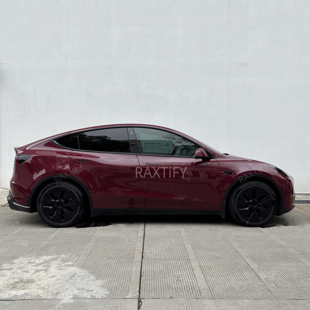 Tesla Super Gloss Ancora Red Vinyl Wrap