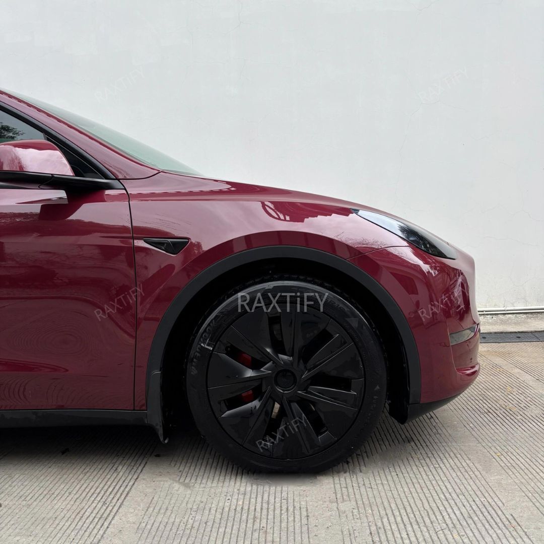 Tesla Super Gloss Ancora Red Vinyl Wrap