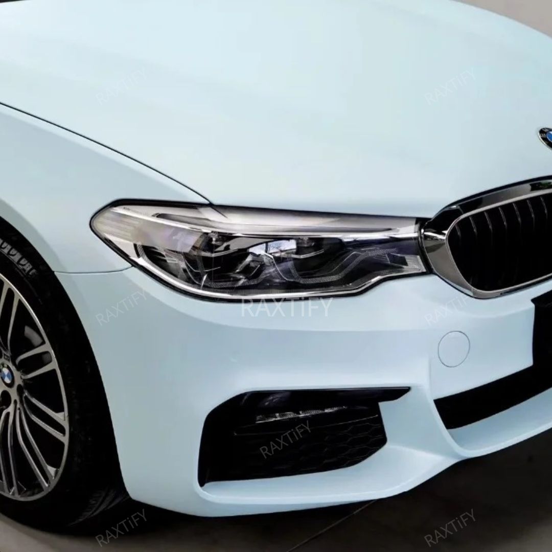 BMW Super Matte Breeze Blue Car Wrap Film