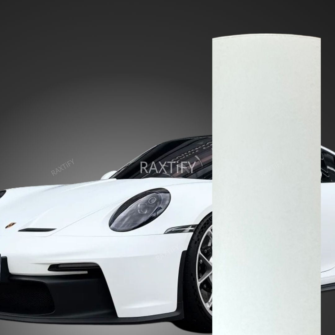 Super Matte Pure White Car Wrap