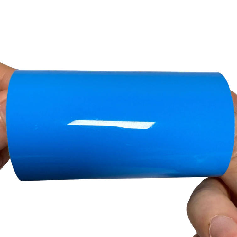 Super Gloss Baby Blue Car Wrap Sample