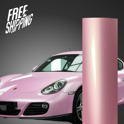 Super Gloss Blossom Pink Car Wrap