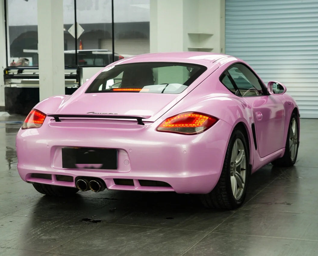 Super Gloss Blossom Pink Car Wrap